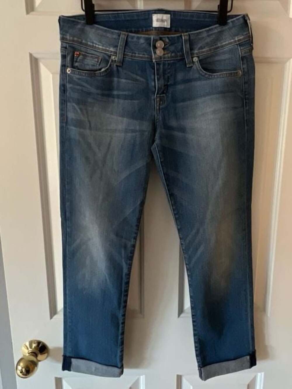 Hudson Ginny Straight Ankle With Cuff Jeans 29 - Picture 1 of 12